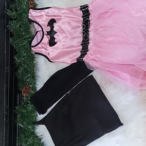 Bat woman dress, Capri, and cami